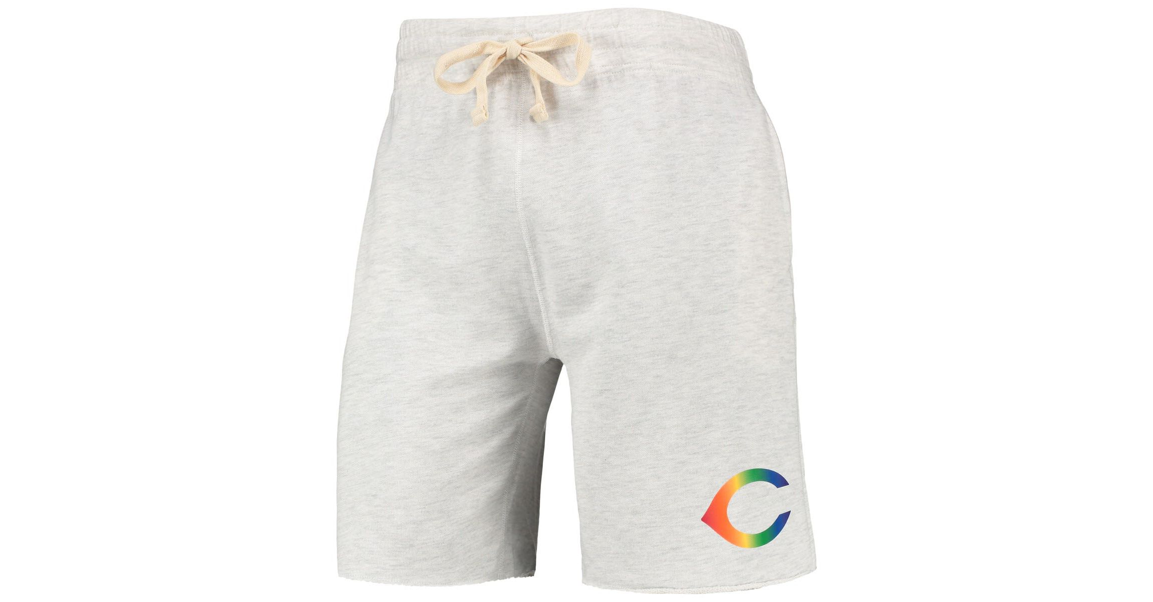 MLB Cincinnati Reds Mainstream Logo Terry Tri-Blend Shorts