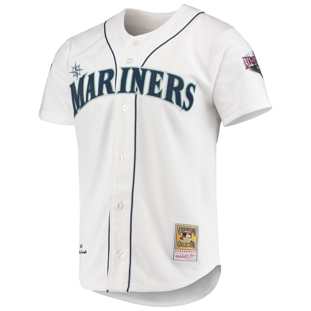 MLB Ichiro Suzuki Seattle Mariners 2001 MLB All-Star Game Cooperstown Collection Authentic Jersey