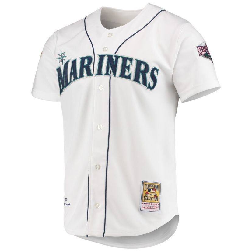 MLB Ichiro Suzuki Seattle Mariners 2001 MLB All-Star Game Cooperstown Collection Authentic Jersey