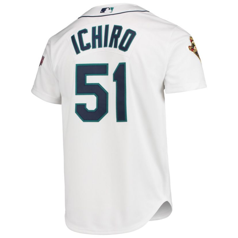 MLB Ichiro Suzuki Seattle Mariners 2001 MLB All-Star Game Cooperstown Collection Authentic Jersey