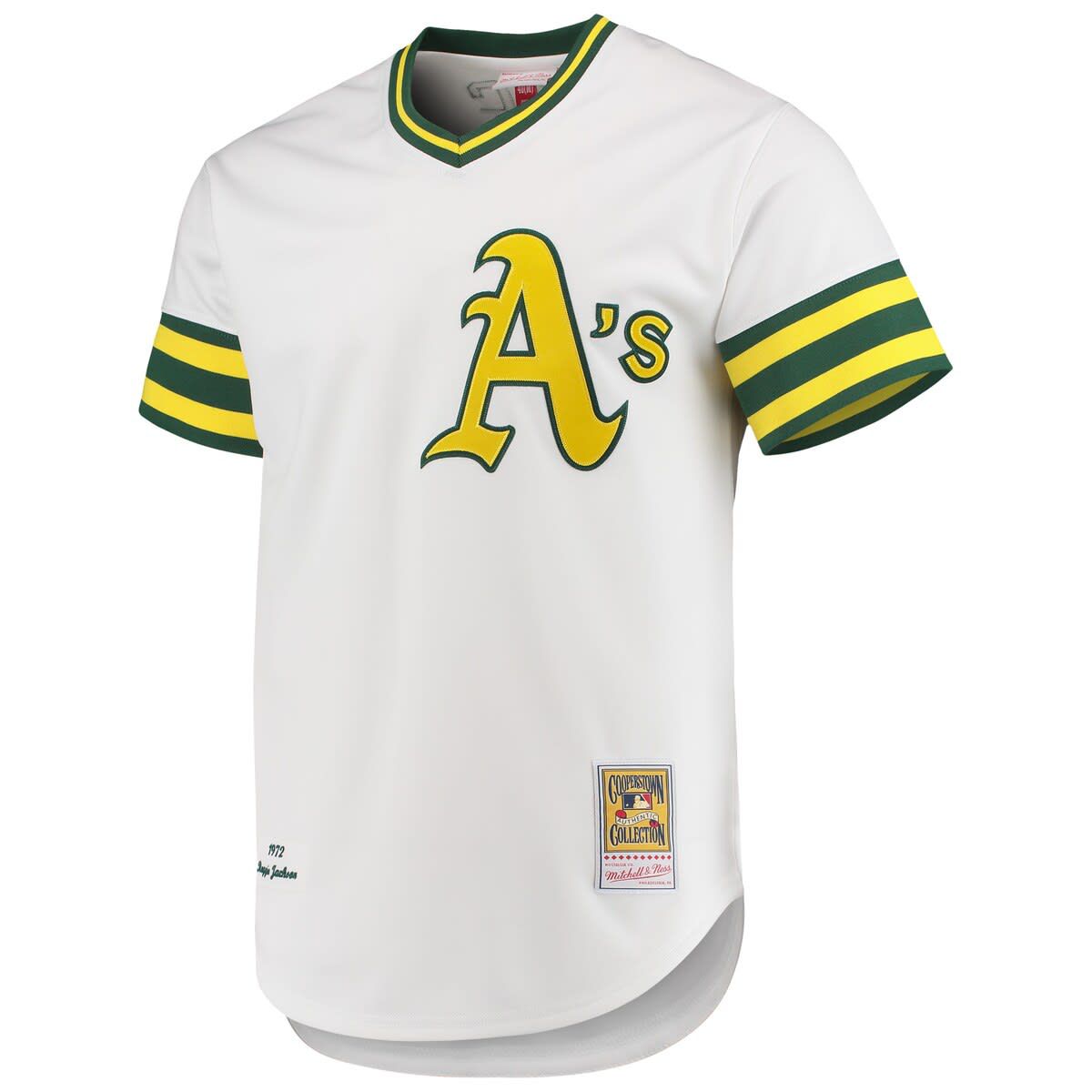 Oakland Athletics MLB Reggie Jackson Athletics 1972 Cooperstown Collection Authentic Jersey