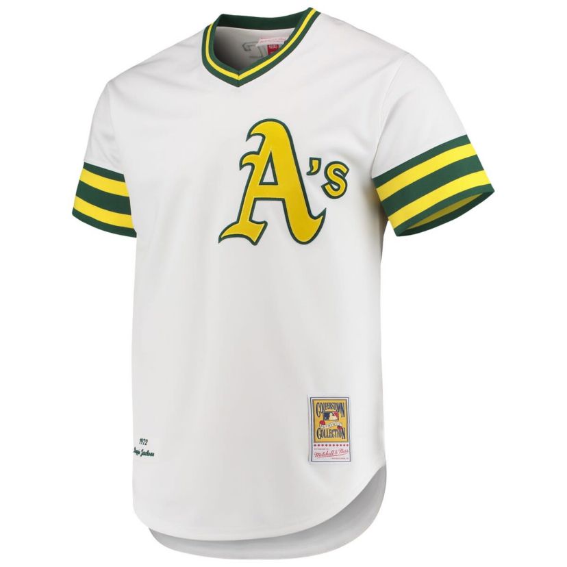 Oakland Athletics MLB Reggie Jackson Athletics 1972 Cooperstown Collection Authentic Jersey