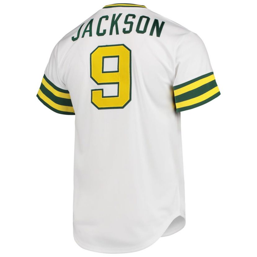 Oakland Athletics MLB Reggie Jackson Athletics 1972 Cooperstown Collection Authentic Jersey