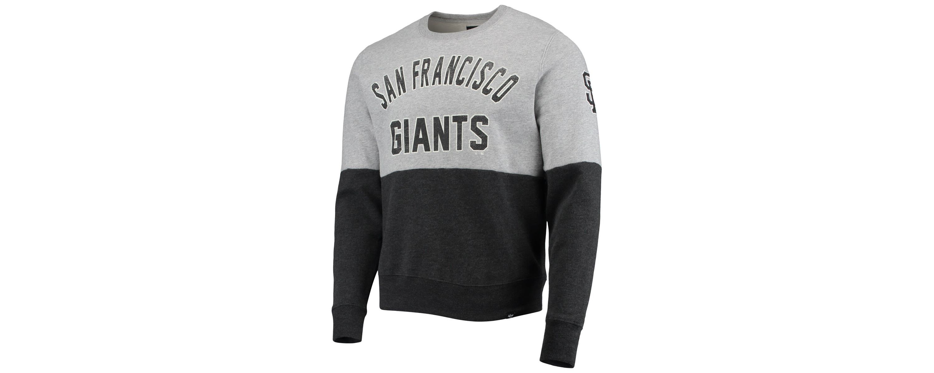 MLB ed Gray/ed San Francisco Giants Two-Toned Team Pullover Sweatshirt