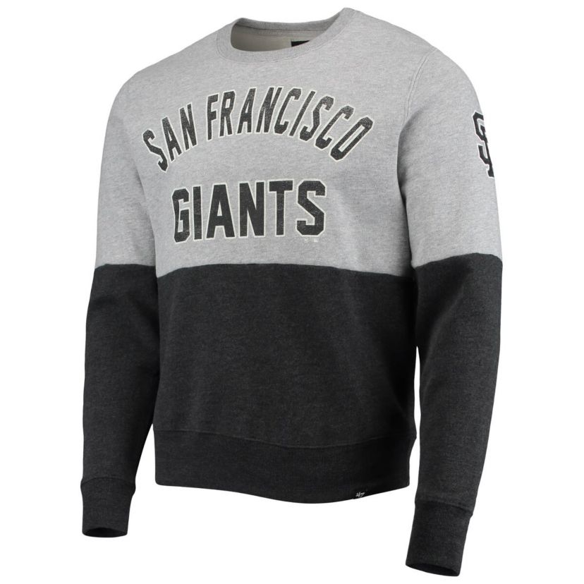 MLB ed Gray/ed San Francisco Giants Two-Toned Team Pullover Sweatshirt