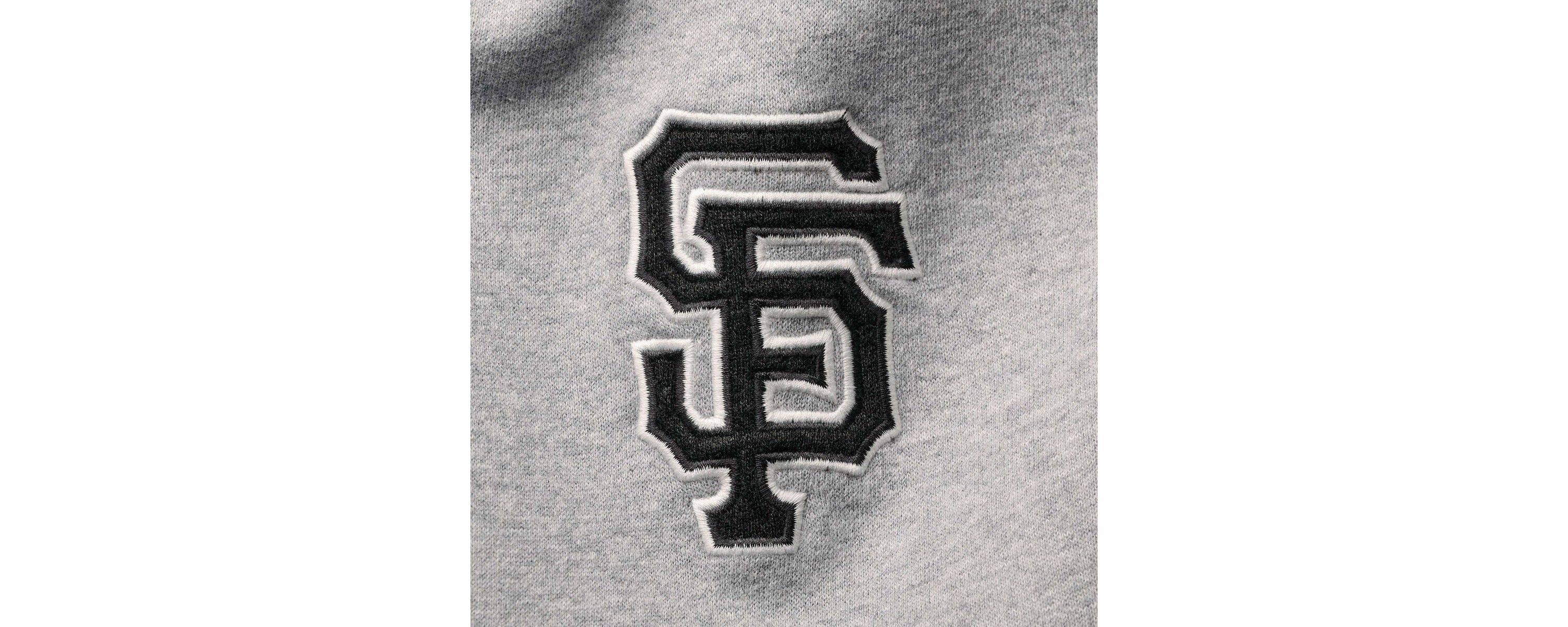 MLB ed Gray/ed San Francisco Giants Two-Toned Team Pullover Sweatshirt