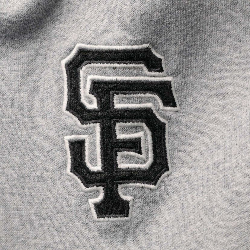 MLB ed Gray/ed San Francisco Giants Two-Toned Team Pullover Sweatshirt