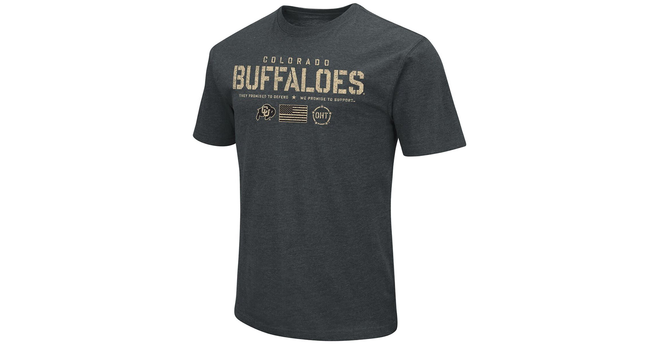 NCAA ed Colorado Buffaloes OHT Military Appreciation Flag 2.0 T-Shirt