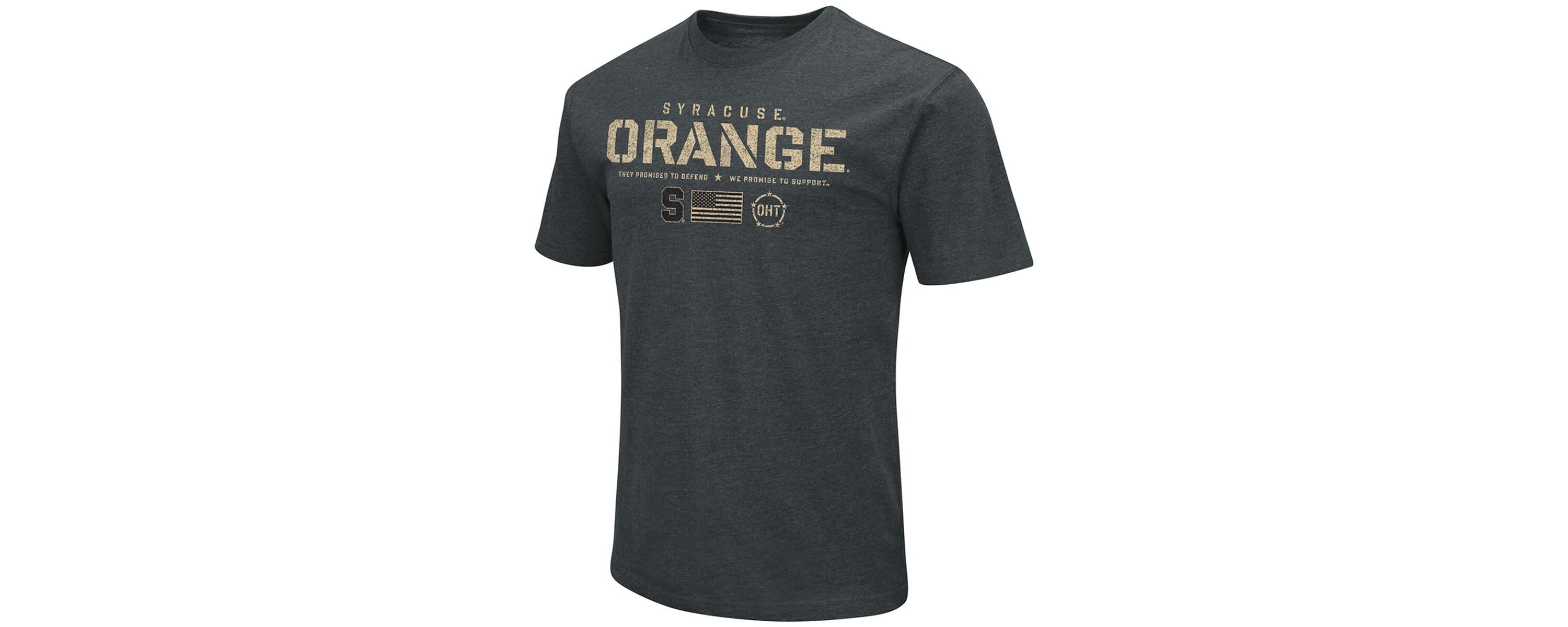 Syracuse Orange NCAA ed Syracuse OHT Military Appreciation Flag 2.0 T-Shirt