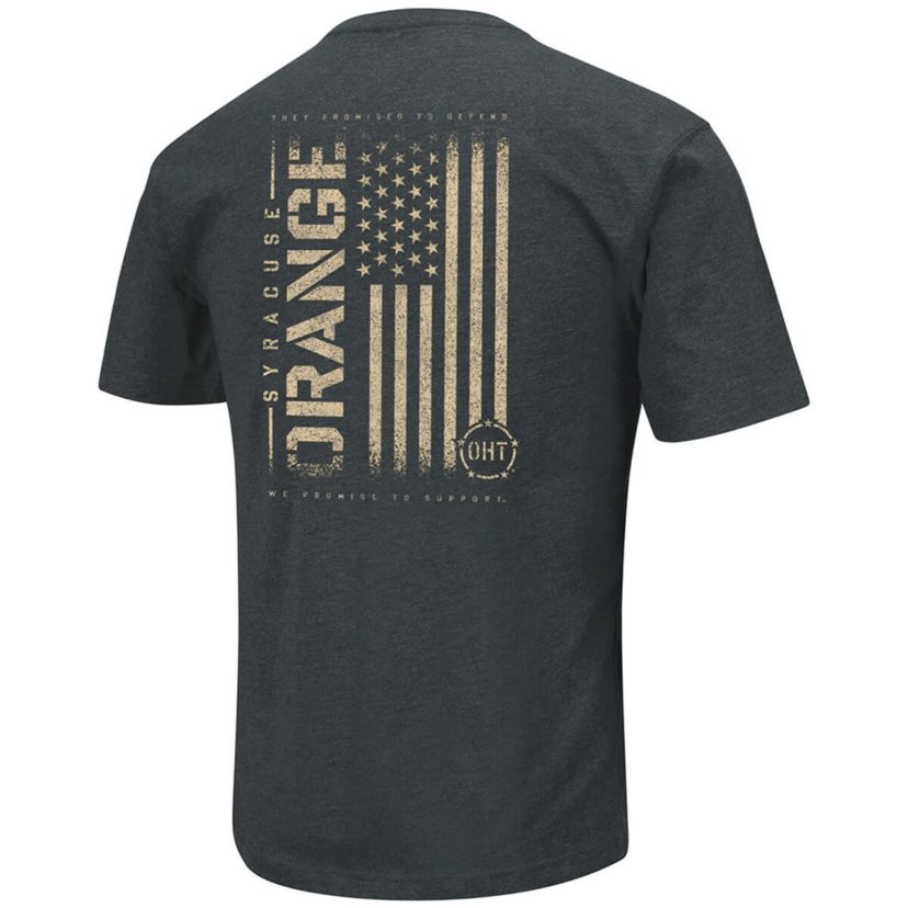 Syracuse Orange NCAA ed Syracuse OHT Military Appreciation Flag 2.0 T-Shirt