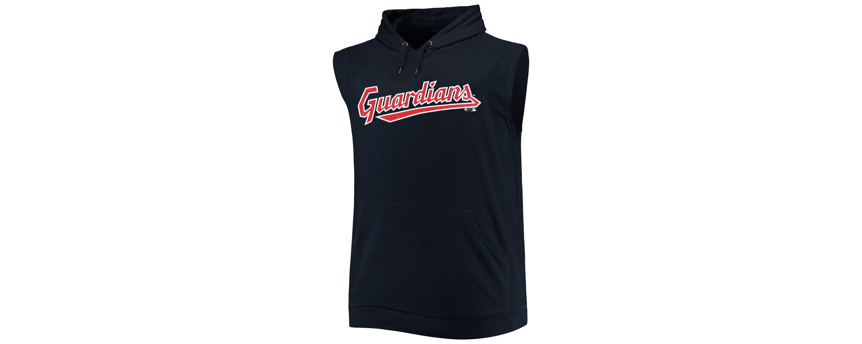 MLB Cleveland Guardians Jersey Muscle Sleeveless Pullover Hoodie