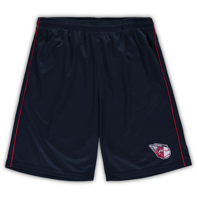 MLB Cleveland Guardians Big & Tall Mesh Shorts