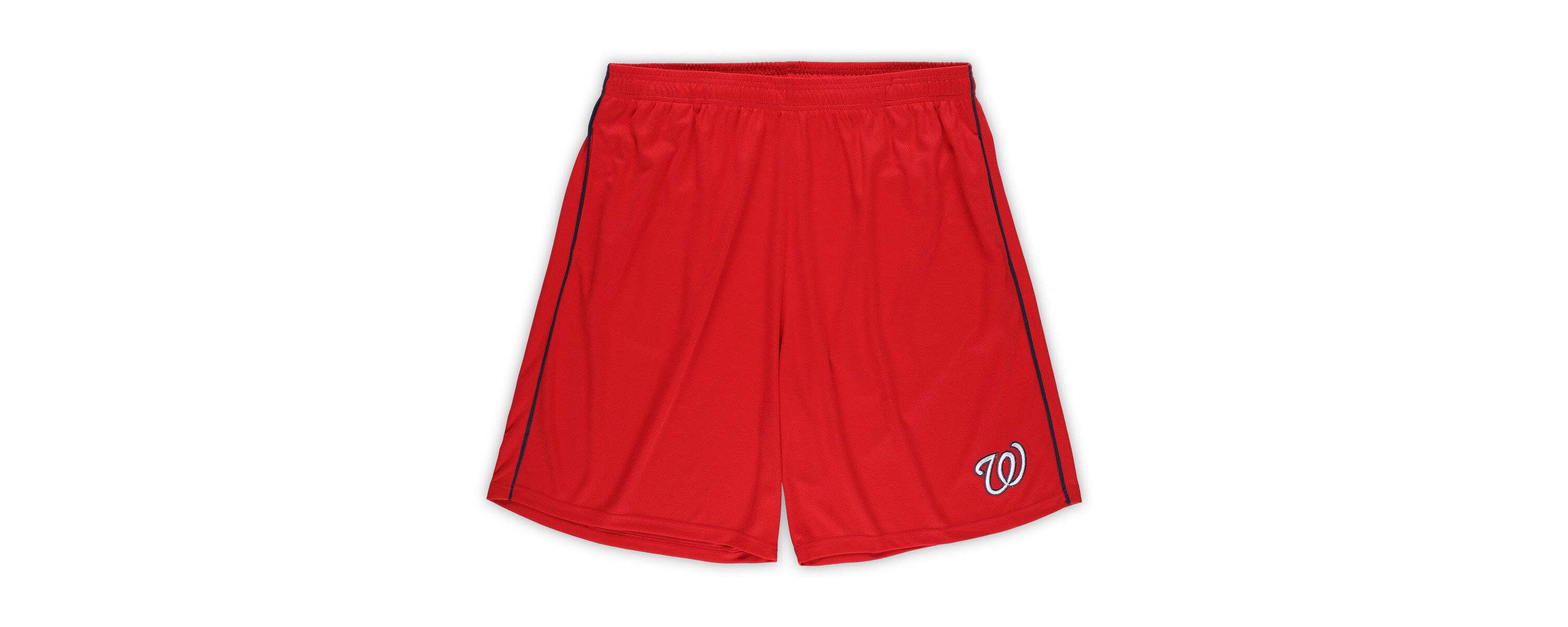 MLB Washington Nationals Big & Tall Mesh Shorts