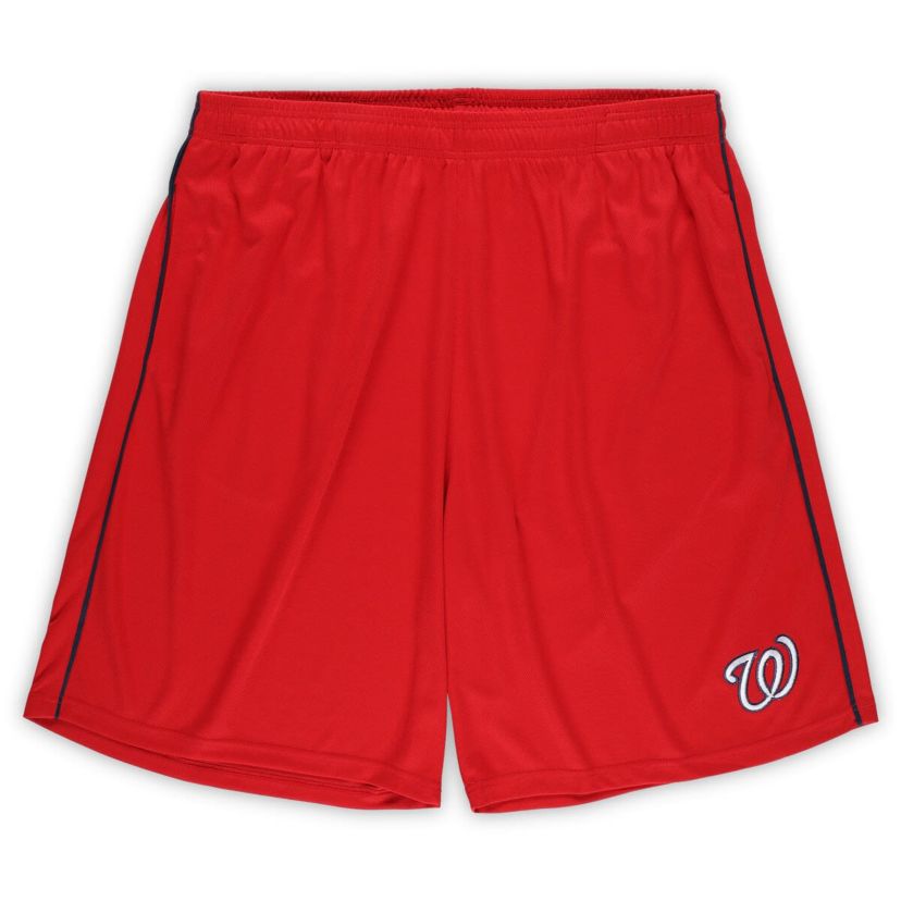 MLB Washington Nationals Big & Tall Mesh Shorts