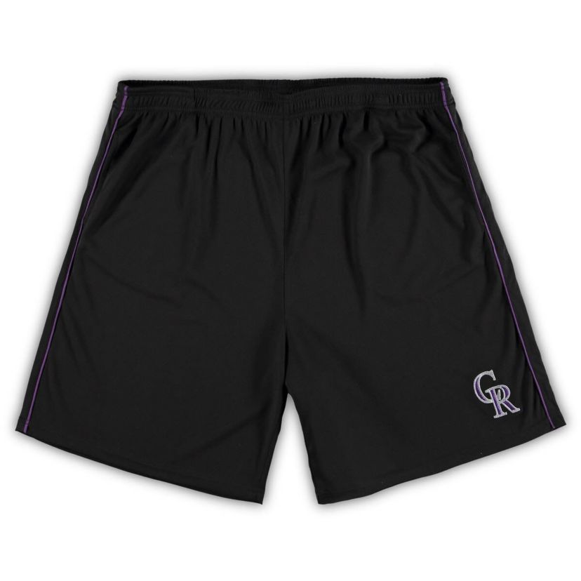 MLB Colorado Rockies Big & Tall Mesh Shorts