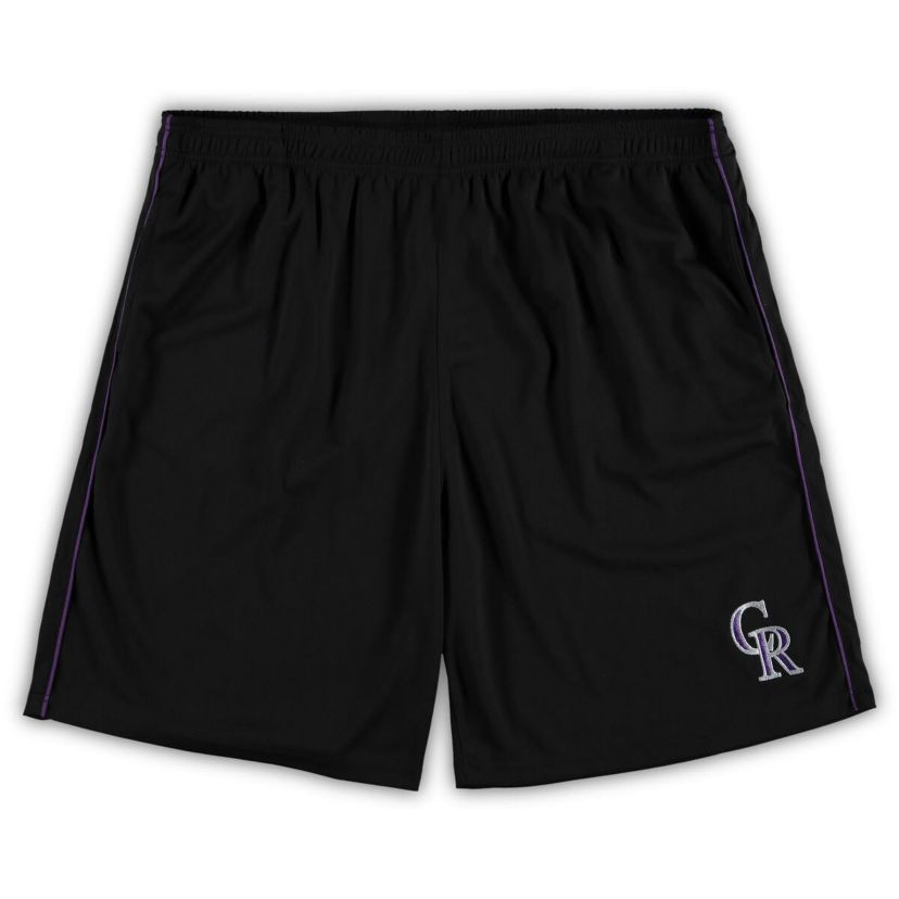 MLB Colorado Rockies Big & Tall Mesh Shorts