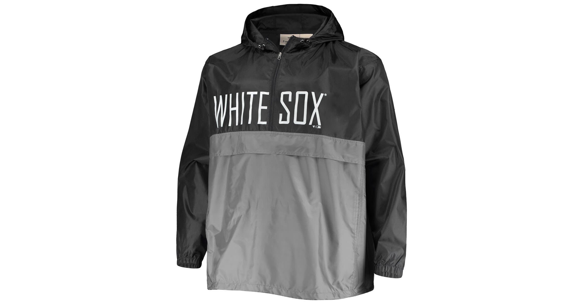 Chicago White Sox MLB Chicago Sox Big & Tall Split Body Anorak Half-Zip Jacket