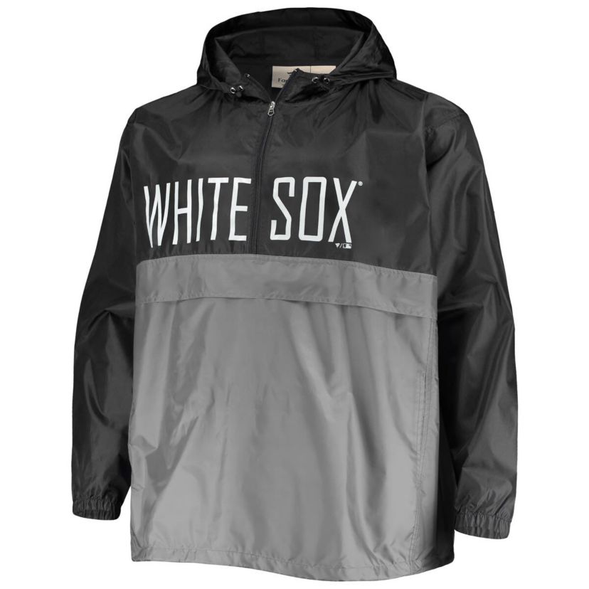 Chicago White Sox MLB Chicago Sox Big & Tall Split Body Anorak Half-Zip Jacket