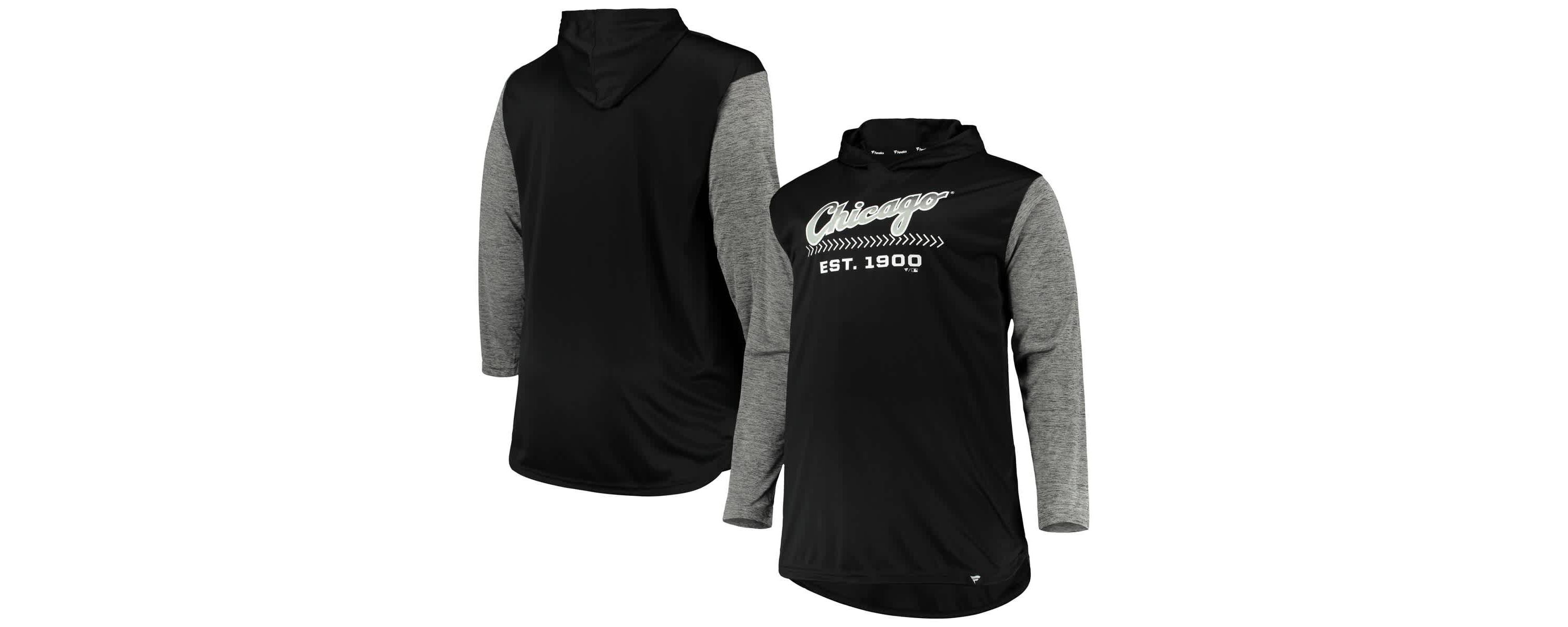 Chicago White Sox MLB Chicago Sox Big & Tall Wordmark Club Pullover Hoodie