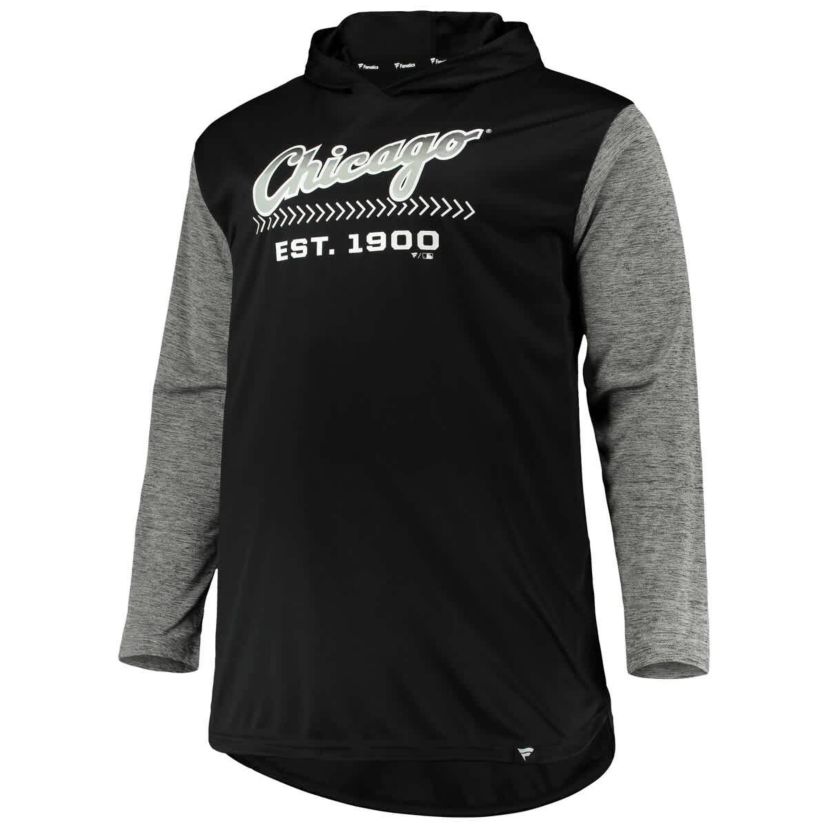 Chicago White Sox MLB Chicago Sox Big & Tall Wordmark Club Pullover Hoodie