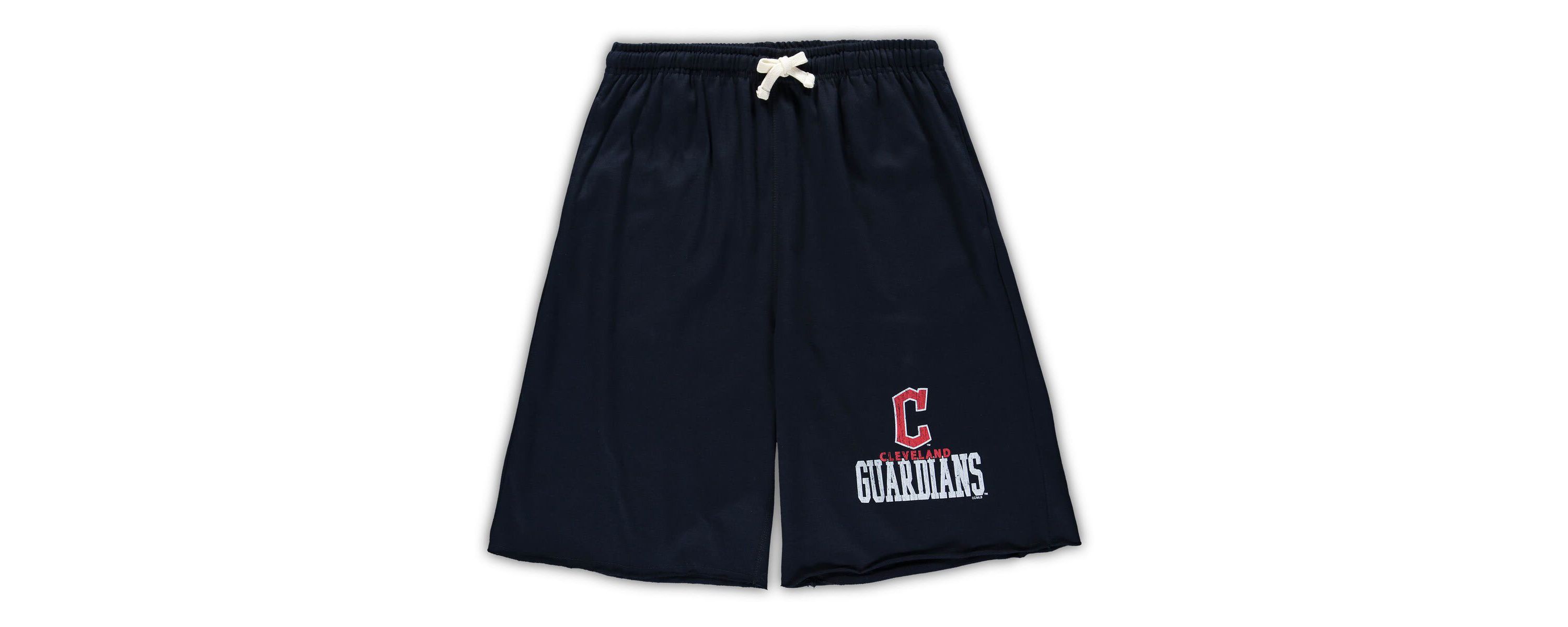 MLB Cleveland Guardians Big & Tall French Terry Shorts