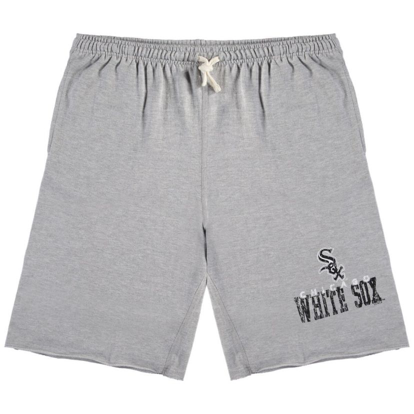 Chicago White Sox MLB Heathered Chicago Sox Big & Tall French Terry Shorts