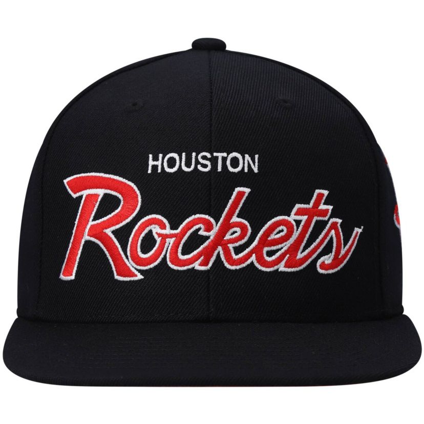 NBA Houston Rockets Hardwood Classics Script 2.0 Snapback Hat