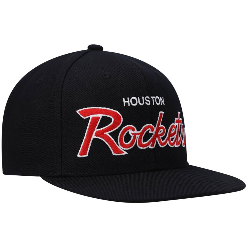 NBA Houston Rockets Hardwood Classics Script 2.0 Snapback Hat