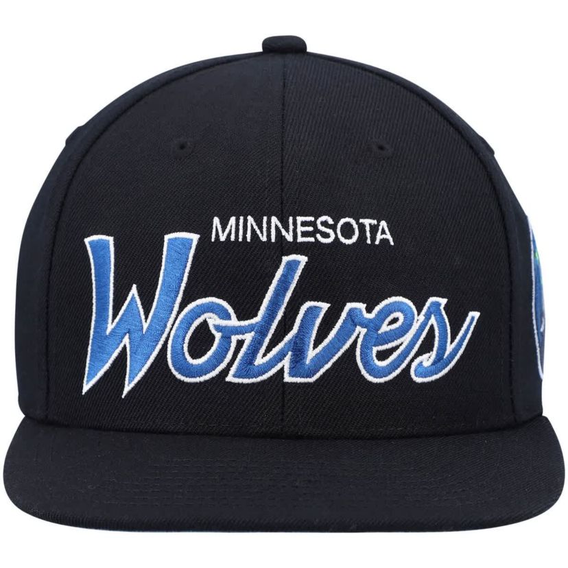 NBA Minnesota Timberwolves Hardwood Classics Script 2.0 Snapback Hat