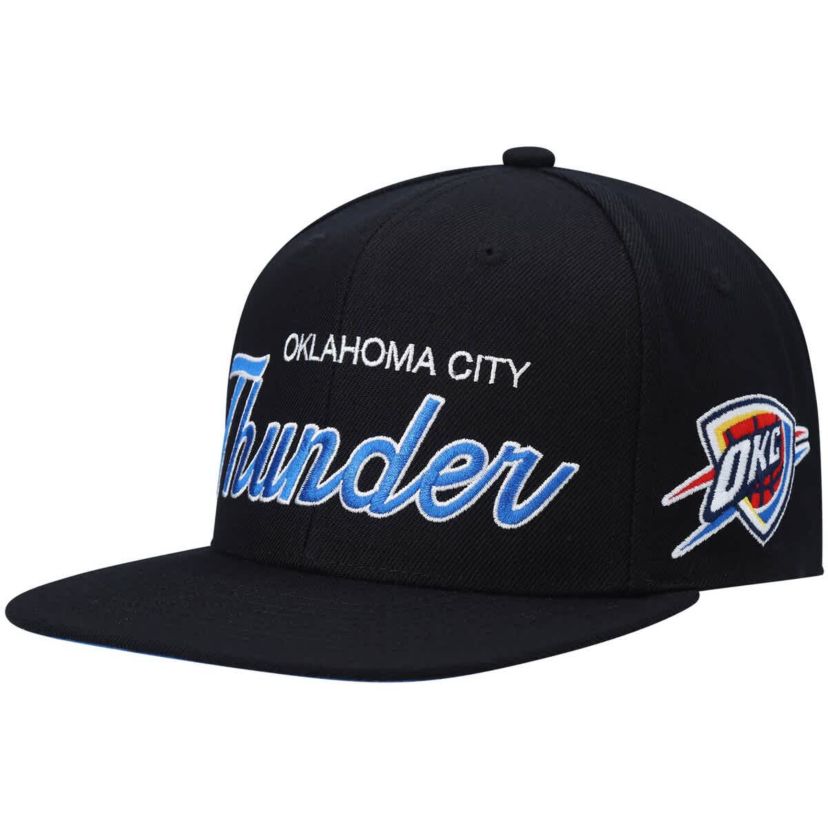 NBA Oklahoma City Thunder Hardwood Classics Script 2.0 Snapback Hat
