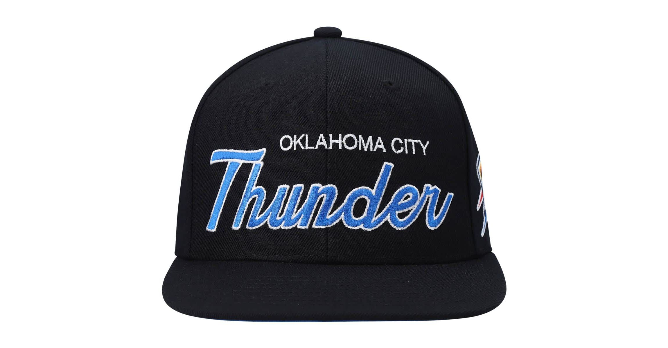 NBA Oklahoma City Thunder Hardwood Classics Script 2.0 Snapback Hat