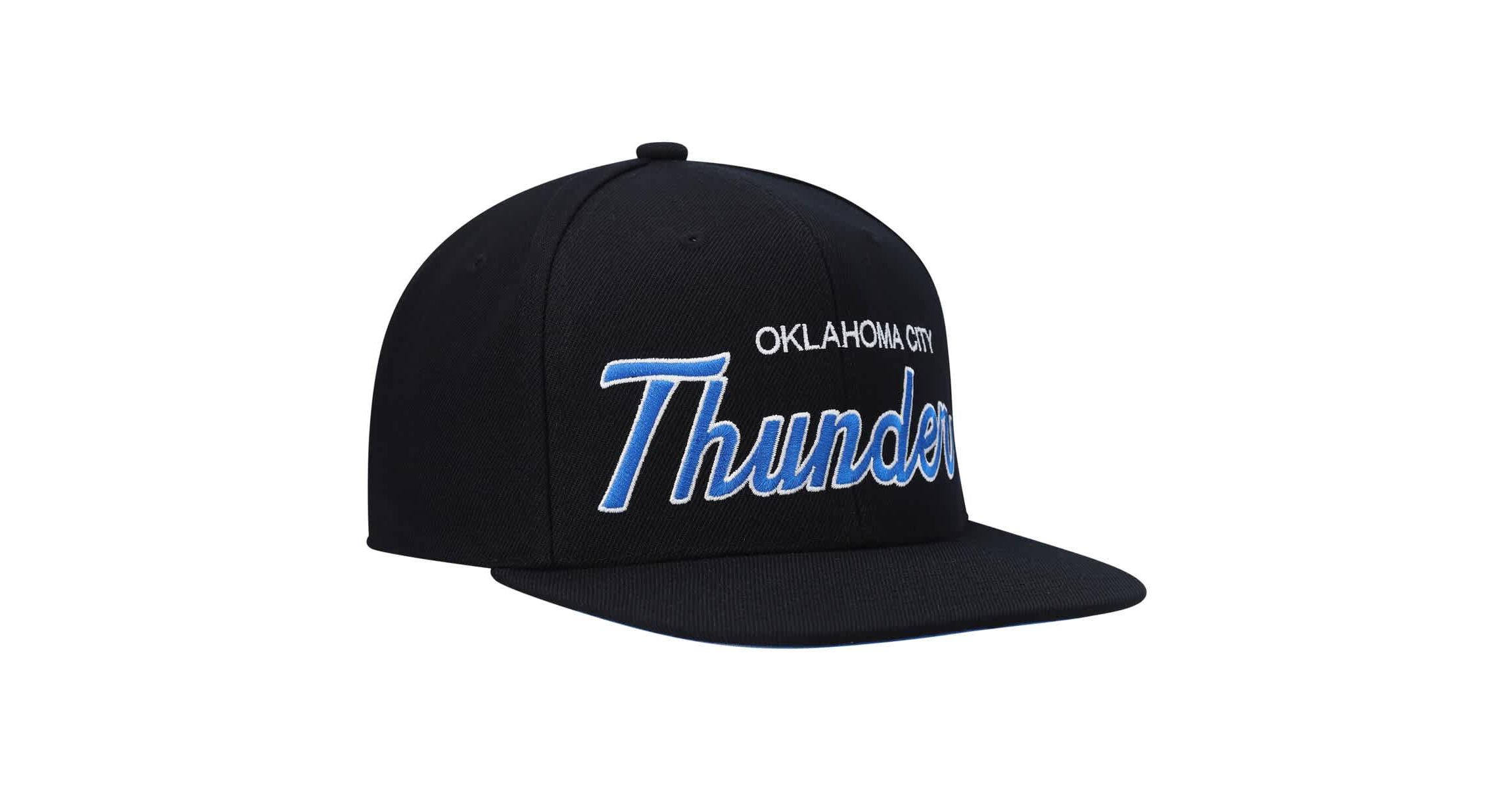 NBA Oklahoma City Thunder Hardwood Classics Script 2.0 Snapback Hat