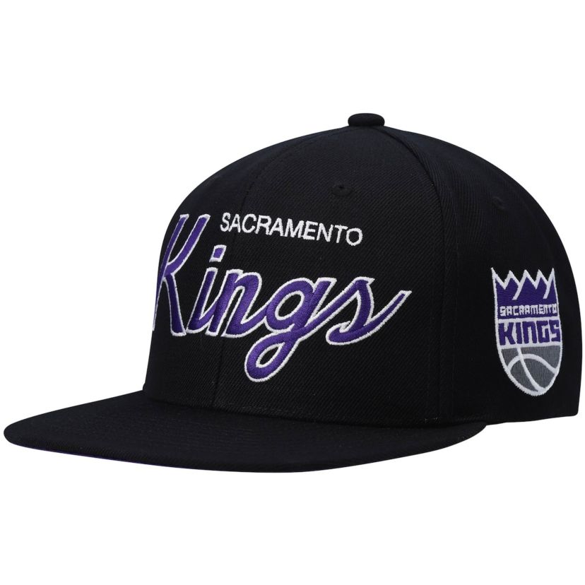 NBA Sacramento Kings Hardwood Classics Script 2.0 Snapback Hat