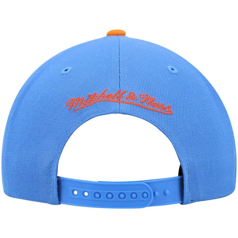 NBA Blue/Orange Cleveland Cavaliers Hardwood Classics Team Two-Tone 2.0 Snapback Hat