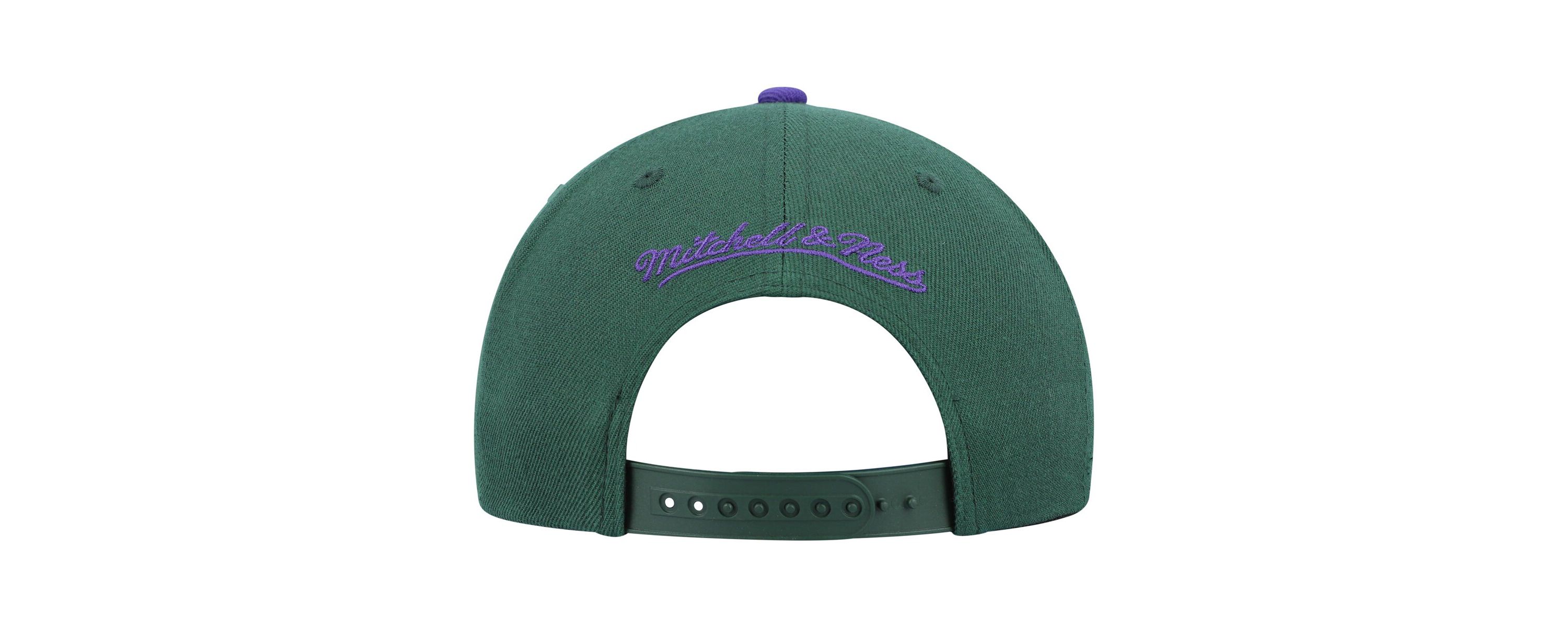 NBA Green/Purple Milwaukee Bucks Hardwood Classics Team Two-Tone 2.0 Snapback Hat