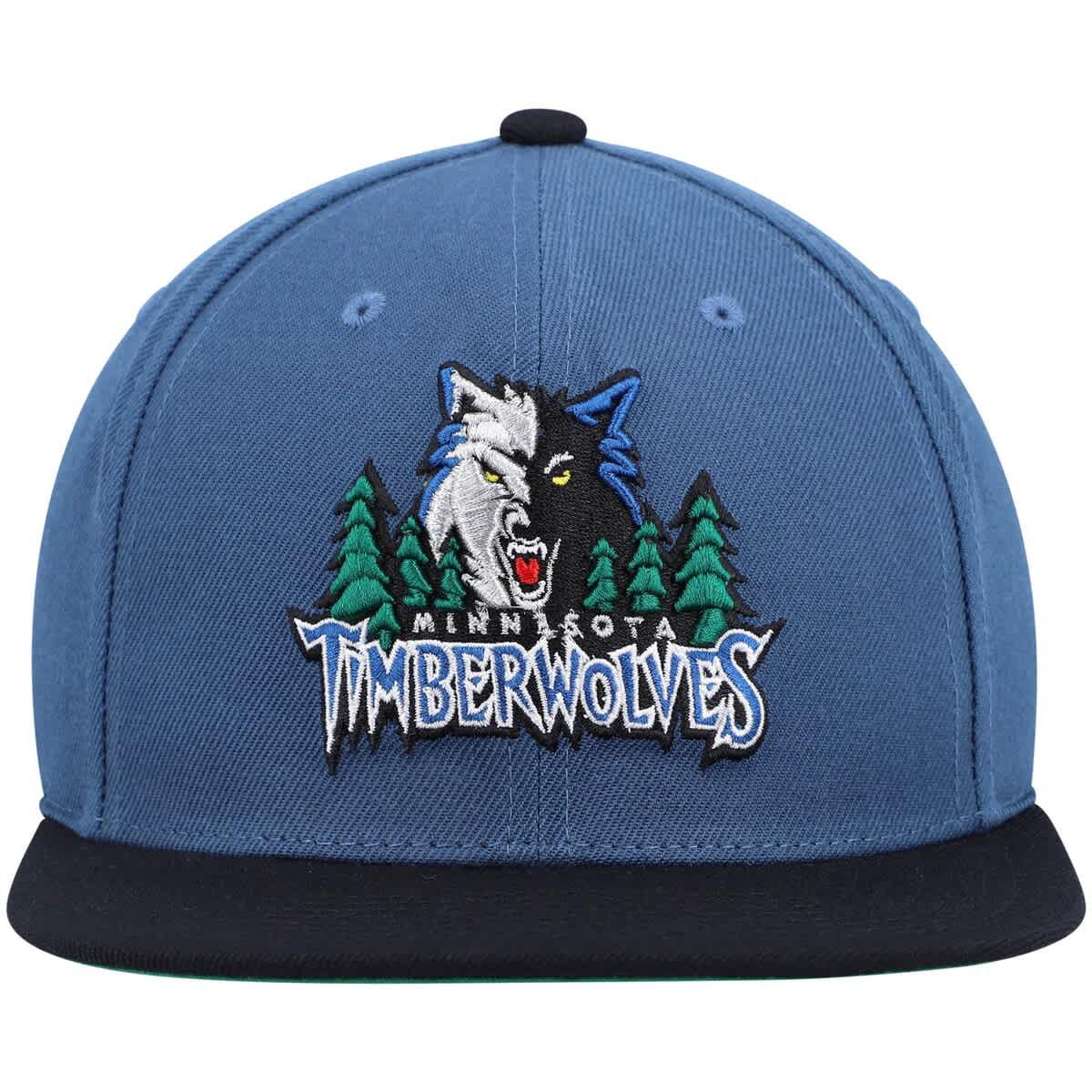 NBA Blue/Black Minnesota Timberwolves Hardwood Classics Team Two-Tone 2.0 Snapback Hat
