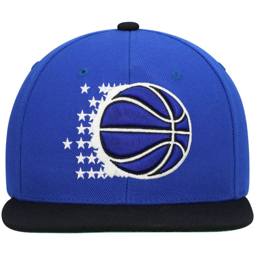 NBA Blue/Black Orlando Magic Hardwood Classics Team Two-Tone 2.0 Snapback Hat