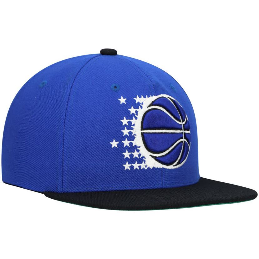 NBA Blue/Black Orlando Magic Hardwood Classics Team Two-Tone 2.0 Snapback Hat