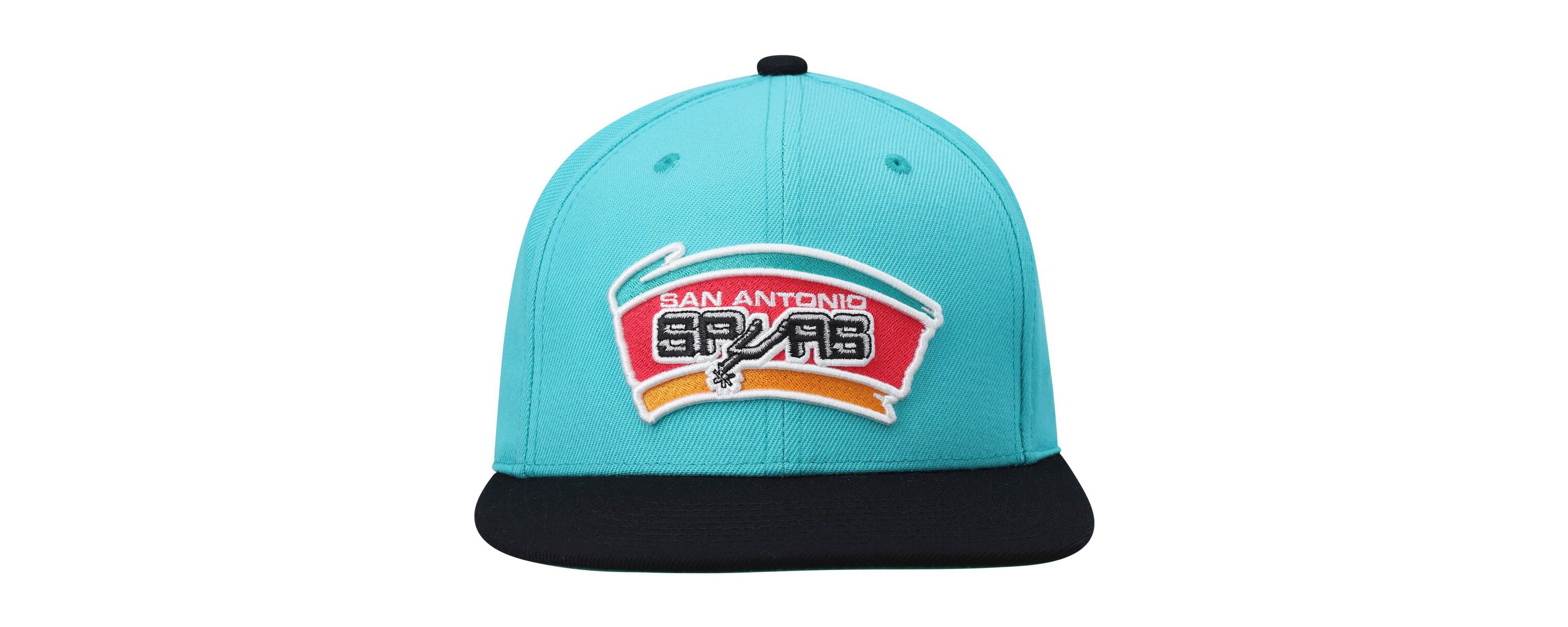 NBA Teal/Black San Antonio Spurs Hardwood Classics Team Two-Tone 2.0 Snapback Hat
