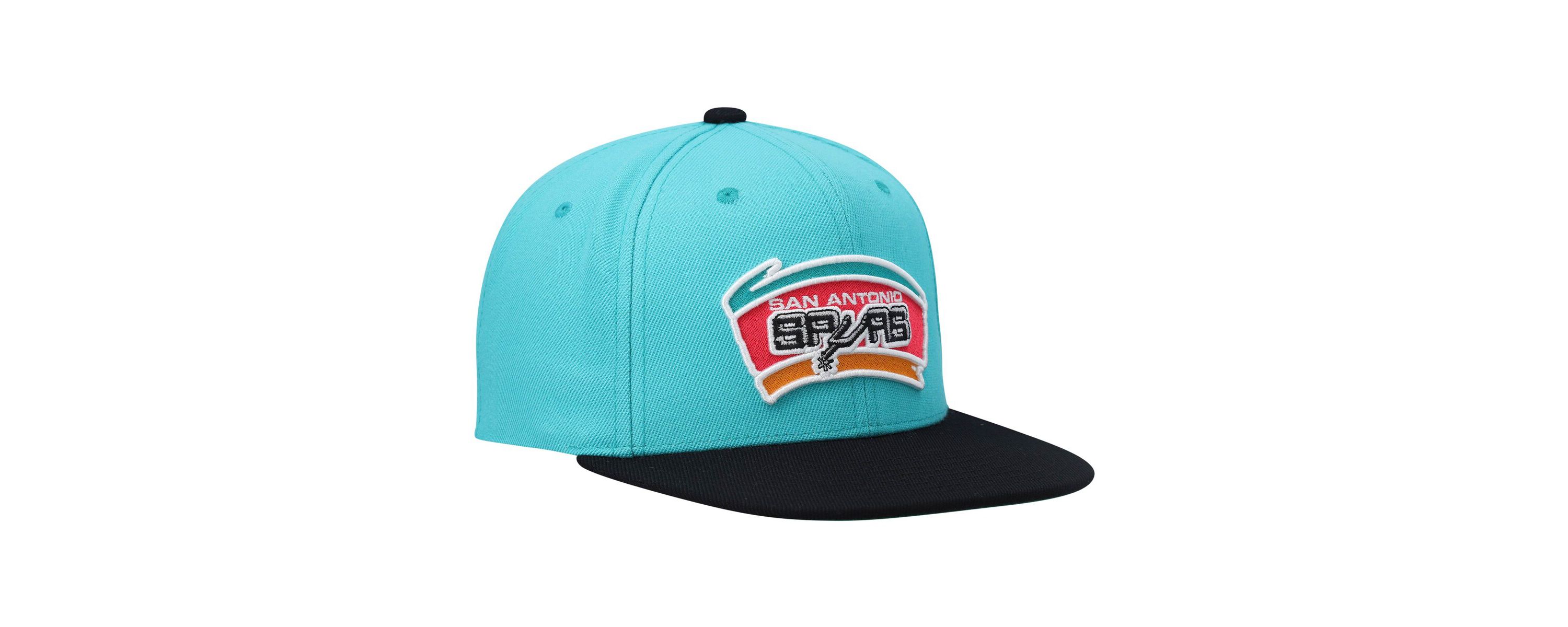 NBA Teal/Black San Antonio Spurs Hardwood Classics Team Two-Tone 2.0 Snapback Hat
