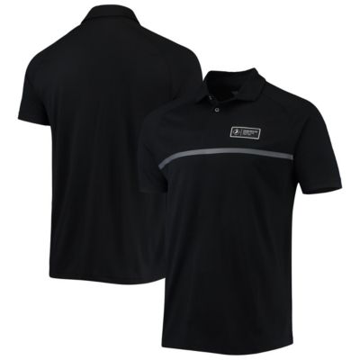 Levelwear Men's Chicago White Sox MLB Chicago Sox Sector Raglan Polo, Black, Small