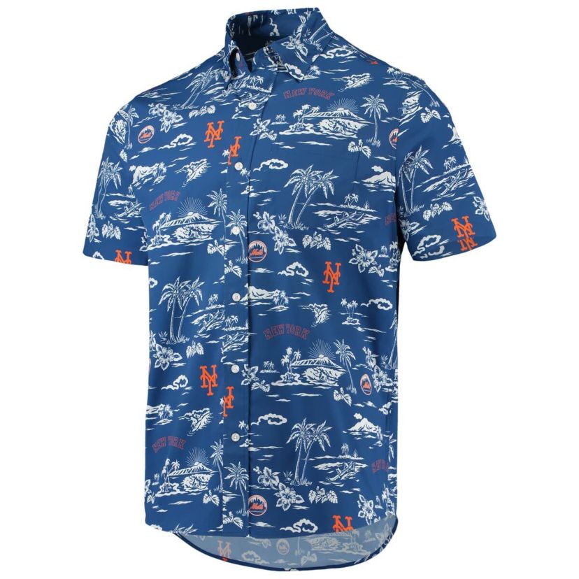 MLB New York Mets Kekai Performance Button-Down Shirt