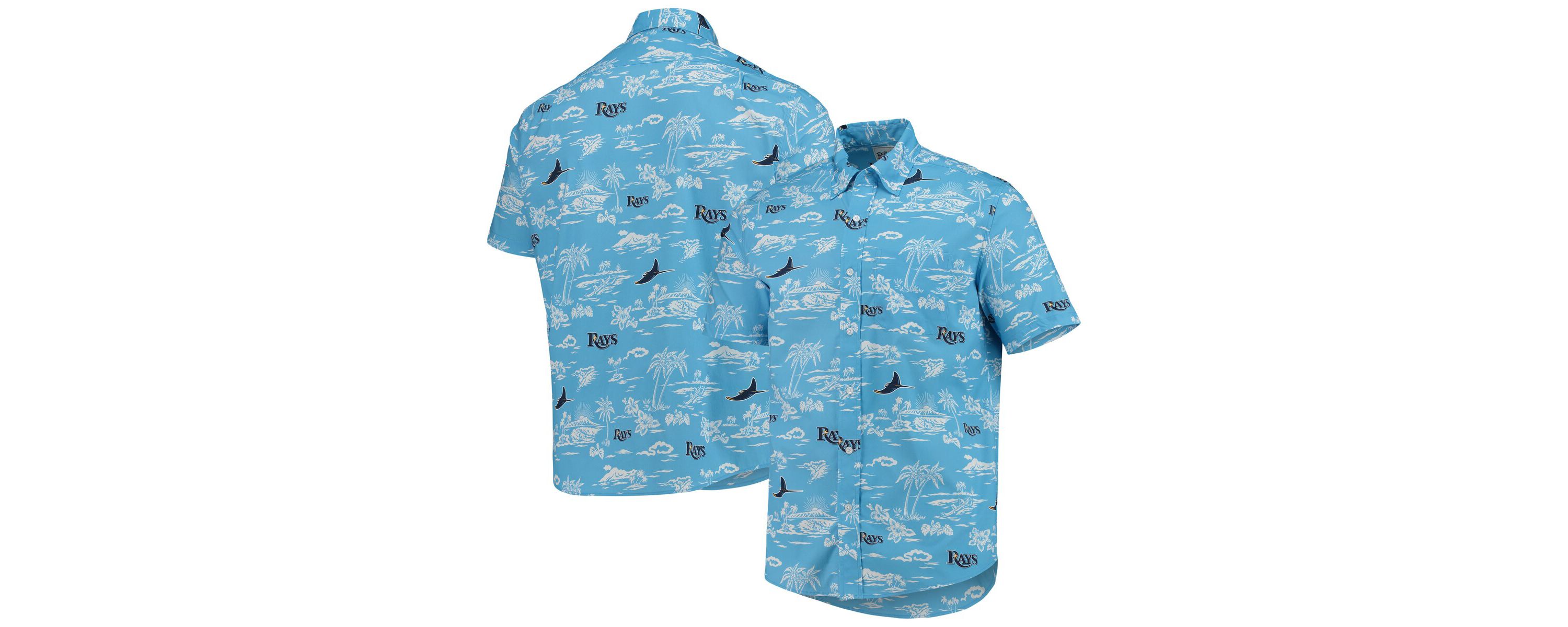 MLB Light Tampa Bay Rays Kekai Button-Down Shirt