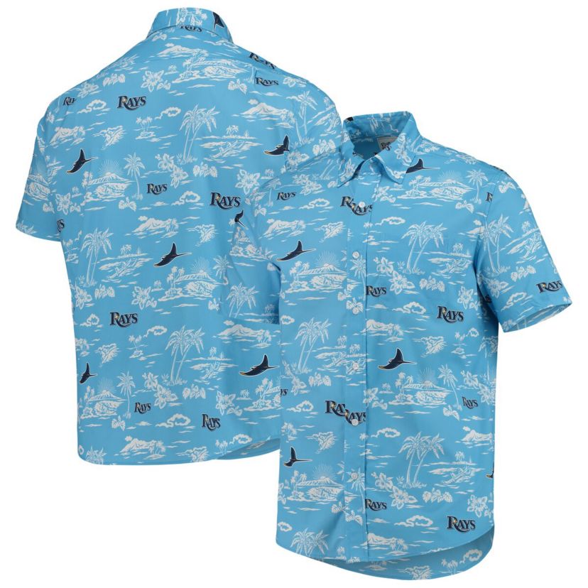 MLB Light Tampa Bay Rays Kekai Button-Down Shirt