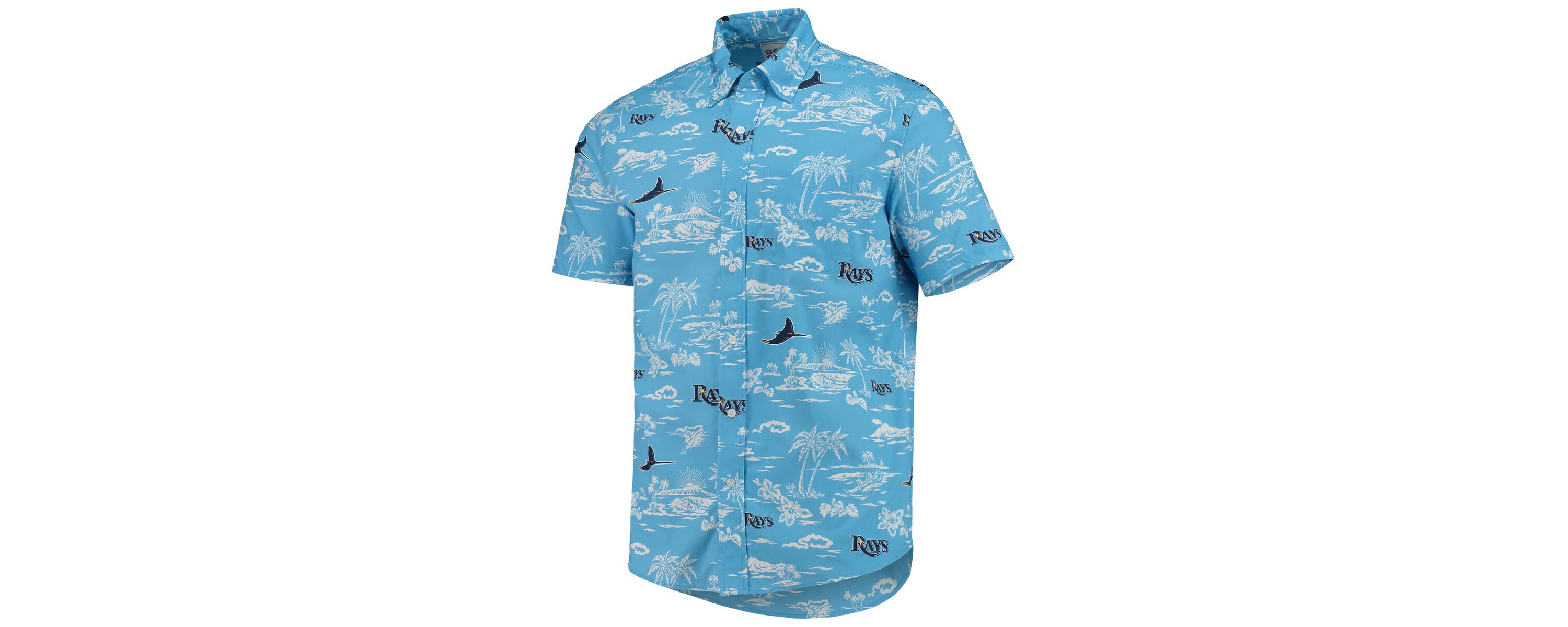 MLB Light Tampa Bay Rays Kekai Button-Down Shirt