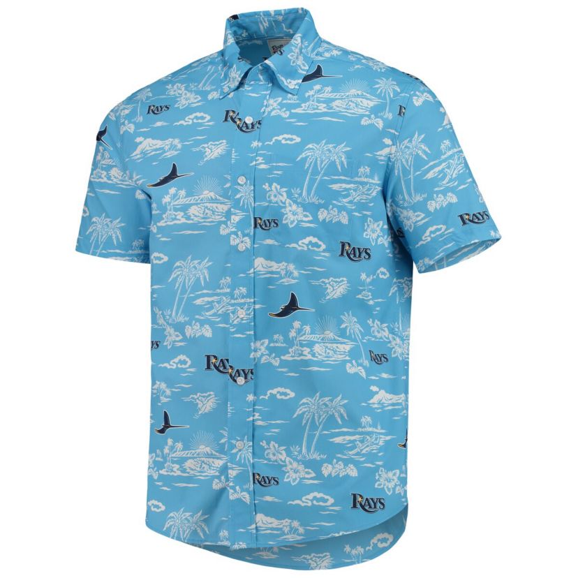 MLB Light Tampa Bay Rays Kekai Button-Down Shirt