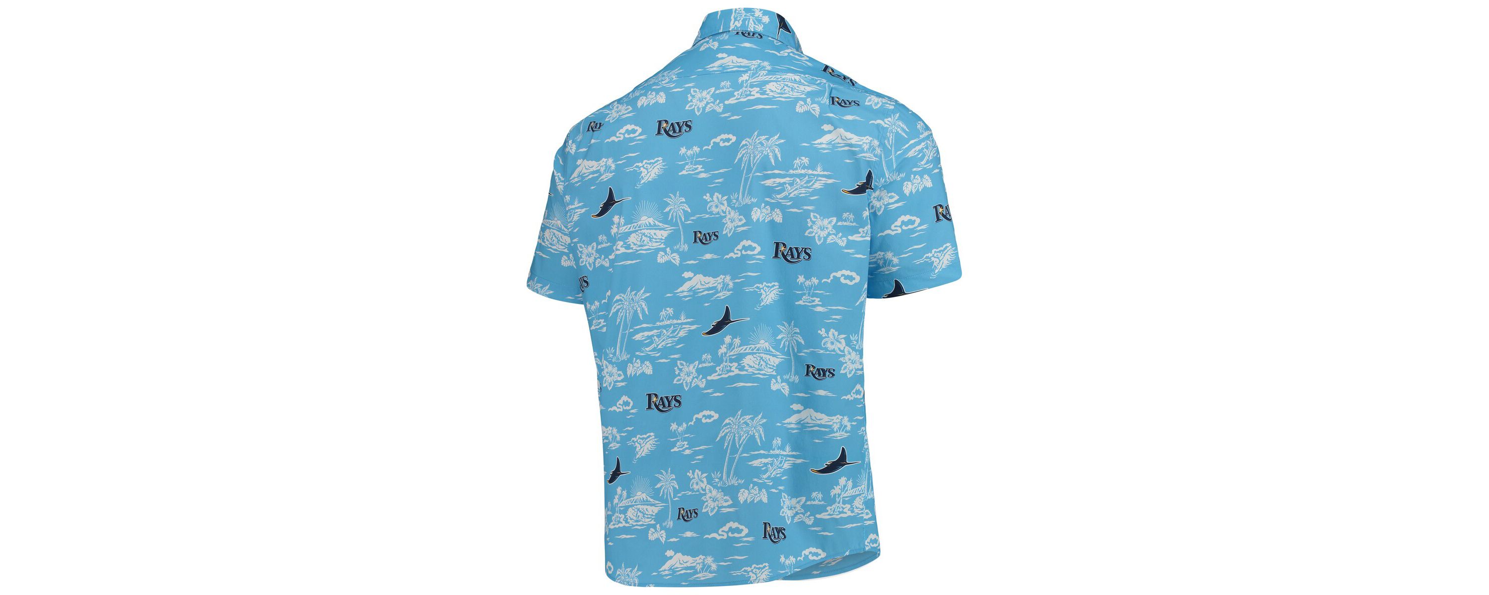 MLB Light Tampa Bay Rays Kekai Button-Down Shirt