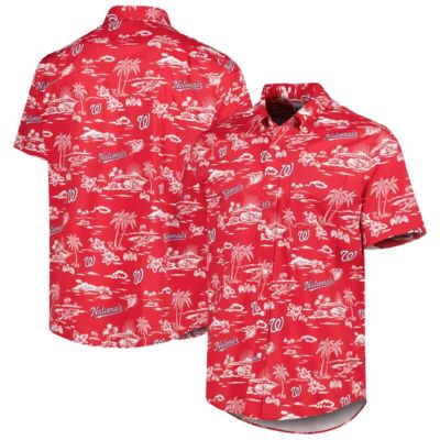 Reyn Spooner Men's MLB Washington Nationals Kekai Performance Button-Down Shirt