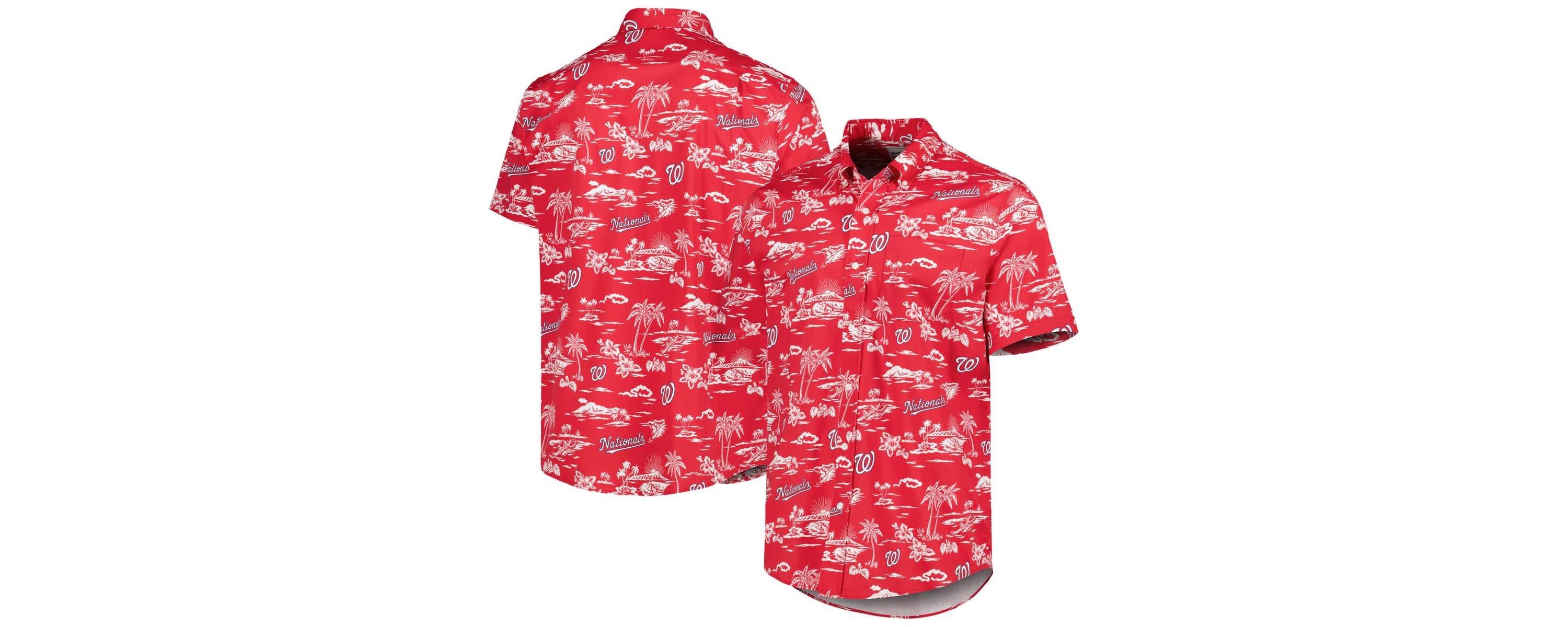 MLB Washington Nationals Kekai Performance Button-Down Shirt