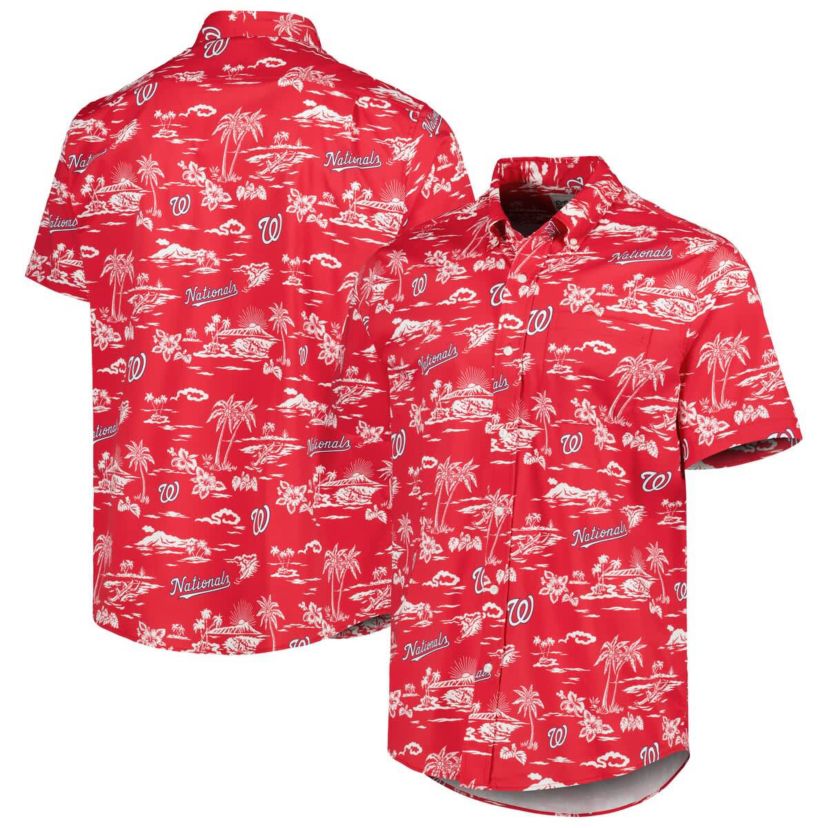MLB Washington Nationals Kekai Performance Button-Down Shirt